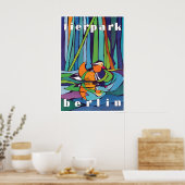 Poster Zoo Berlin mit Ente (Küche)