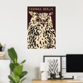 Poster Zoo Berlin (owl) Tiergarten (Heimbüro)