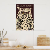 Poster Zoo Berlin (owl) Tiergarten (Küche)