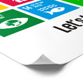 Poster zu den globalen Zielen (Ecke)