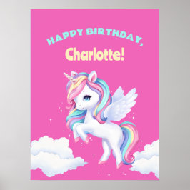 Poster zu einer magischen Geburtstagsparty.