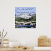 Poster zu Römer 8:28 (Küche)