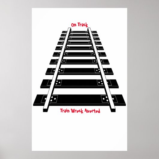 Poster Zugschienen (Vorne)
