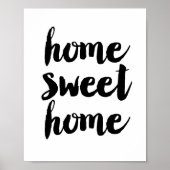 Poster Zuhause Sweet Zuhause (Vorne)