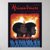Poster zum 20-jährigen Jubiläum der afrikanischen  (Vorne)
