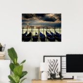 Poster zum Canal Grande in Venedig Foto (Heimbüro)