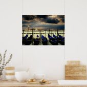 Poster zum Canal Grande in Venedig Foto (Küche)