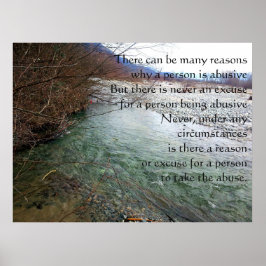 Poster zum häuslichen Missbrauch