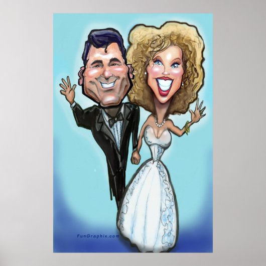 Poster zum Hochzeitskuchen (Vorne)