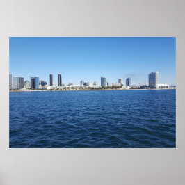 Poster zum kalifornischen Ozean