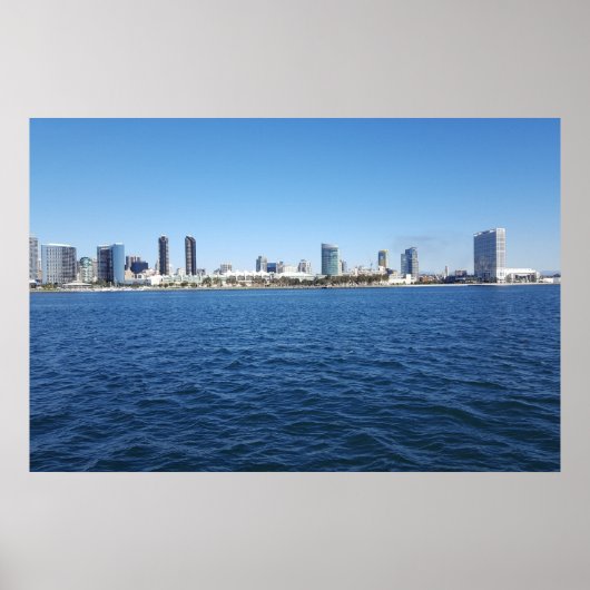 Poster zum kalifornischen Ozean (Vorne)