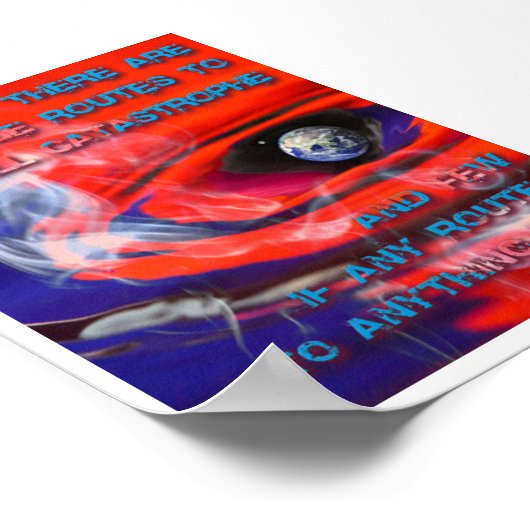 Poster zum Klimawandel 2 (Ecke)