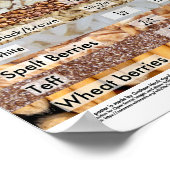 Poster zum Kochen von Massenkörnern (Ecke)