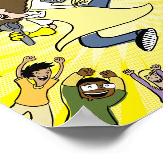 Poster zum Mittag-Helden-Tag (Ecke)