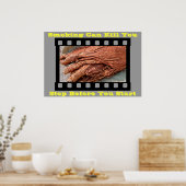 Poster zum Rauchen auf Grau (Küche)