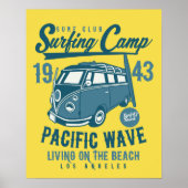 Poster zum Surfen im Camp Pacific Wave (Vorne)