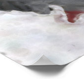 Poster zum Zeichnen von Afrikanischem Grau-Papagei (Ecke)