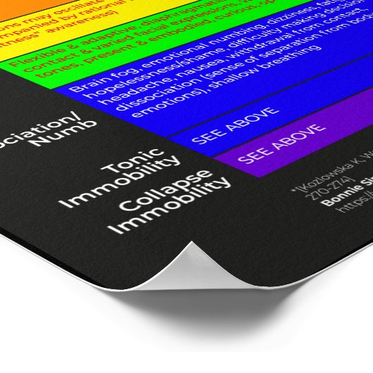 Poster zur Aktivierung des Nervensystems (Ecke)