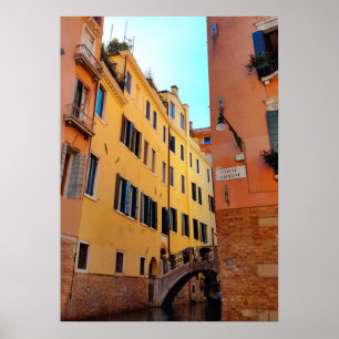 Poster zur Architektur der Brücke von Venedig