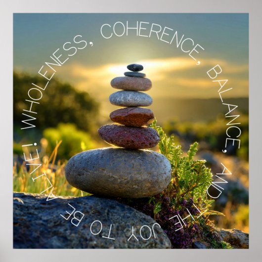 Poster zur Balance (Vorne)