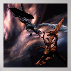 Poster zur Bekämpfung von Drachen