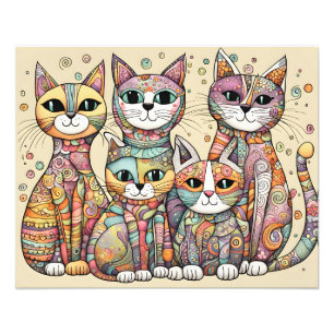 Poster zur Beruhigung von Katzen