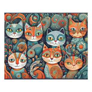 Poster zur Beruhigung von Katzen