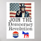 Poster zur Demokratie (Vorne)