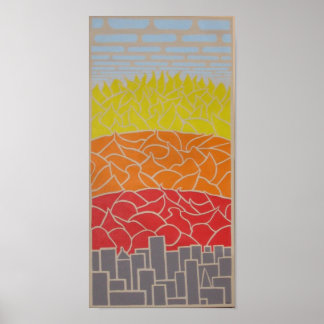 Poster zur globalen Erwärmung