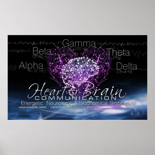 Poster zur Kommunikation im Herzen des Gehirns (Vorne)
