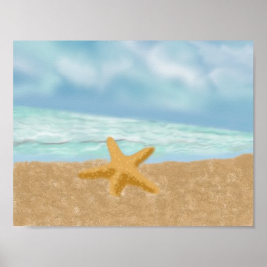 Poster zur LIEBE am Strand (Vorne)