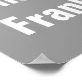 Poster zur Liste der Dörfer (Ecke)