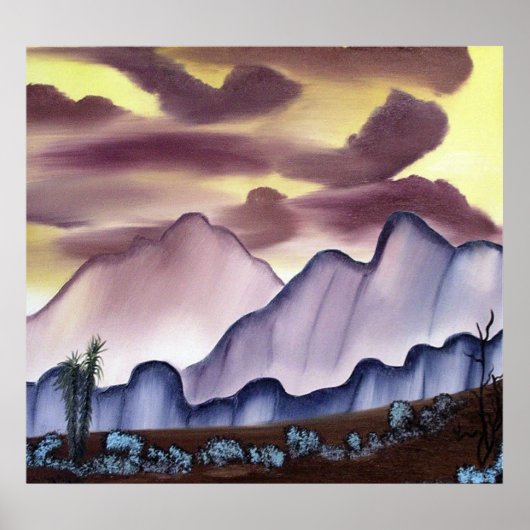 Poster zur Malerei der Südwestwüste (Vorne)