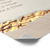 Poster zur Preisliste für vergoldetes Papier (Ecke)