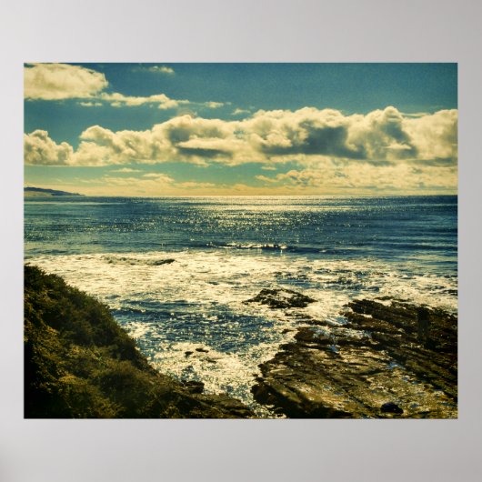 Poster zur Reflexion an der Küste (Vorne)