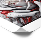 Poster zur rote Rose von Weißblut (Ecke)