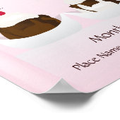 Poster zur sozialen Ankündigung von Eiscreme (Ecke)