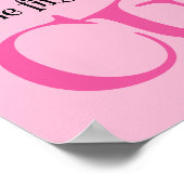 Poster zur Unterstützung von Brustkrebs (Ecke)