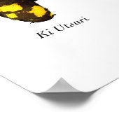 Posterart japanischer Koi-Fisch: Utsurimono Poster (Ecke)