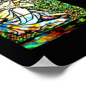 Posterfestes Glas - Tiffany 13 Poster (Ecke)