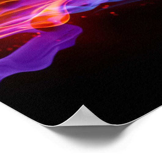 Posterflamme Poster (Ecke)