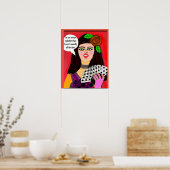 POSTERI hat nicht immer recht, aber wenn ich bin,  Poster (Küche)