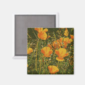 Posterisierte Pflaumen Magnet (Vorderseite/Rückseite)