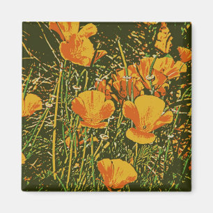 Posterisierte Pflaumen Magnet