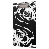 Posterisierte Rose Kunst Klemmbrett (Links)