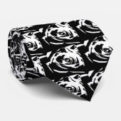 Posterisierte Rose Kunst Krawatte (Gerollt)