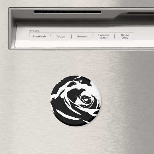 Posterisierte Rose Kunst Magnet (In Situ (Geschirrspüler))