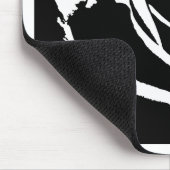 Posterisierte Rose Kunst Mousepad (Ecke)