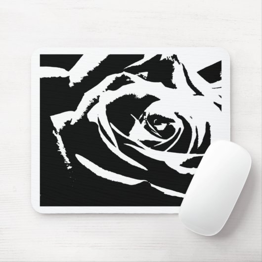 Posterisierte Rose Kunst Mousepad (Mit Mouse)