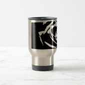 Posterisierte Rose Kunst Reisebecher (Mittel)